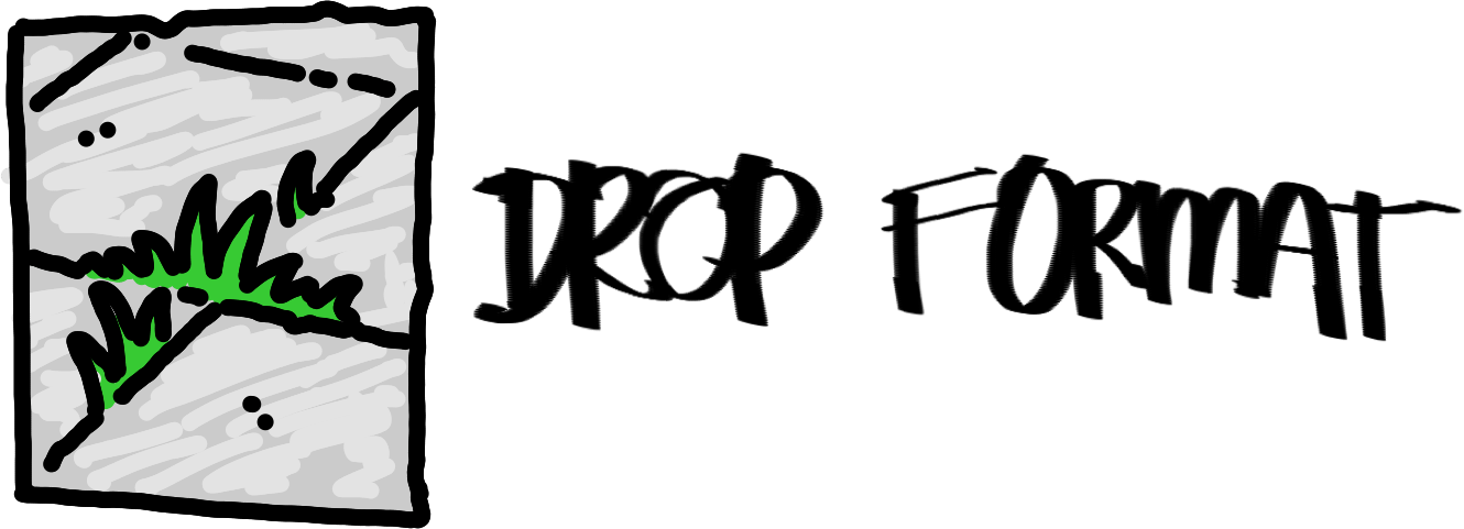 A Sideloading emblem: A stylised drawing of tufty grass growing in between the cracks of paving stones, next to a graffiti-styled rendition of the word "Sideload".